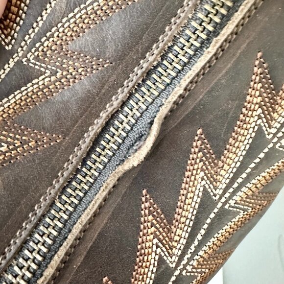 Lane Boots Over The Knee Corset Lexington- Cognac - Picture 9 of 15